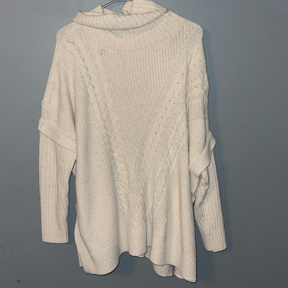 cream sweater